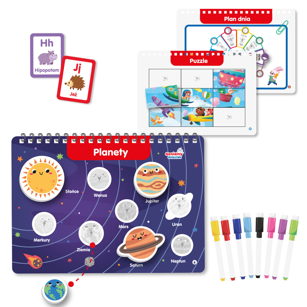 Genialny Dzieciak - Książeczka edukacyjna plan dnia