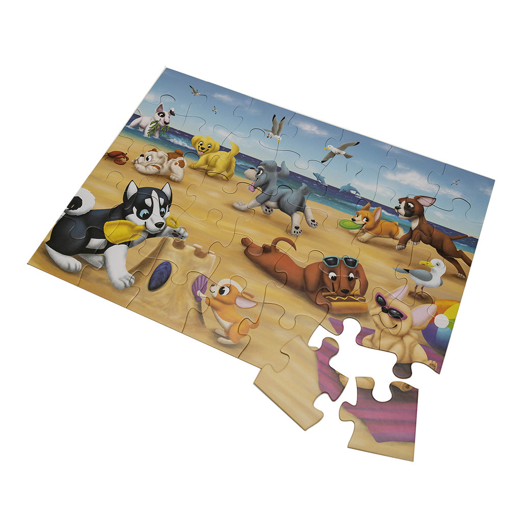Genialny Dzieciak Puzzle Maxi - Pieski