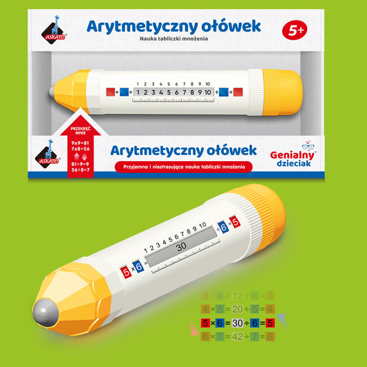 Genialny Dzieciak - Arytmetyczny ołówek do nauki mnożenia