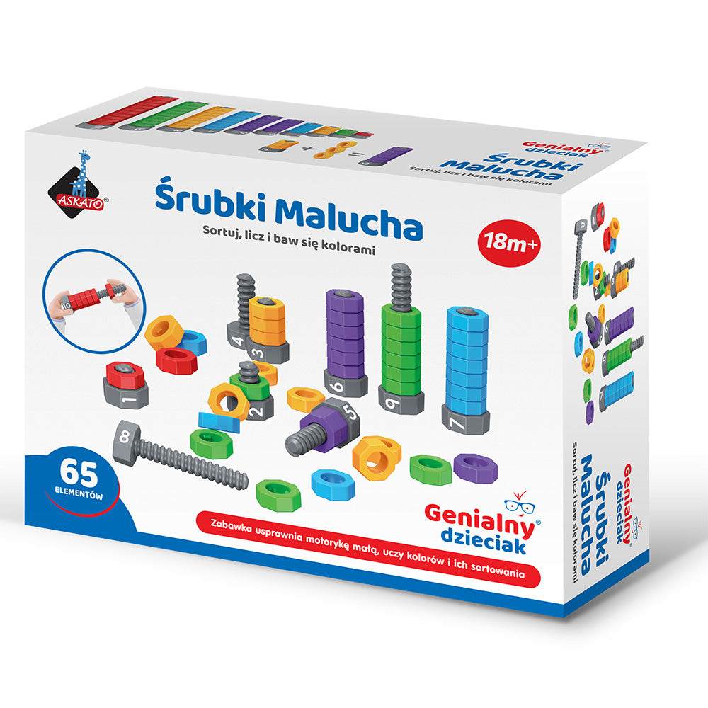 Genialny Dzieciak - Śrubki Malucha do skręcania