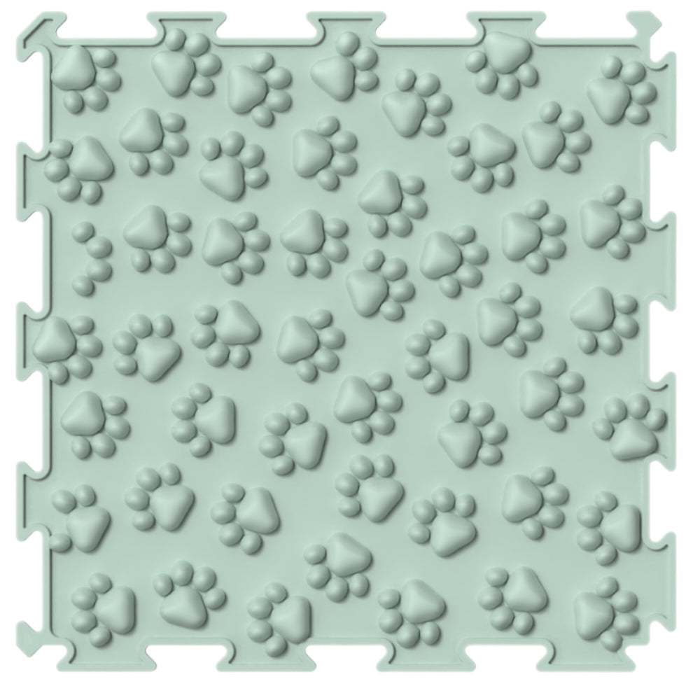 ORTOPEDEK Mata sensoryczna pastelowa - Łapki zielone