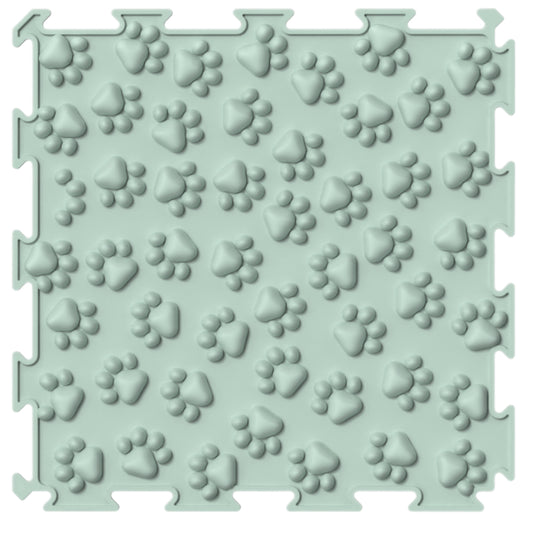 ORTOPEDEK Mata sensoryczna pastelowa - Łapki zielone