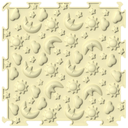 ORTOPEDEK Mata sensoryczna pastelowa - Niebo żółta