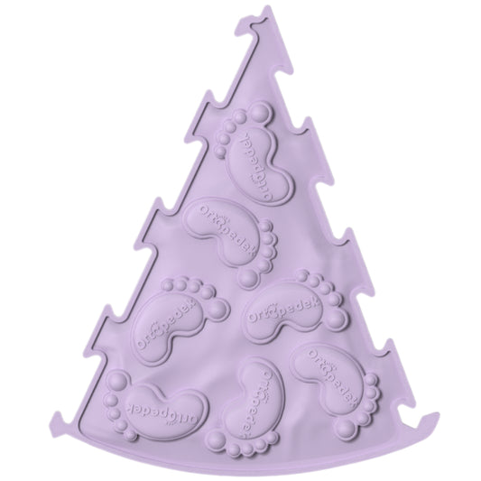 ORTOPEDEK Mata sensoryczna trójkątna pastelowa - fioletowa