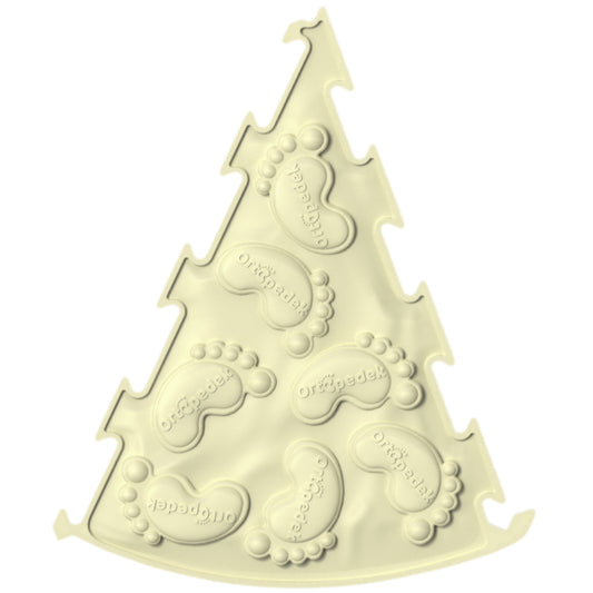 ORTOPEDEK Mata sensoryczna trójkątna pastelowa - żółta