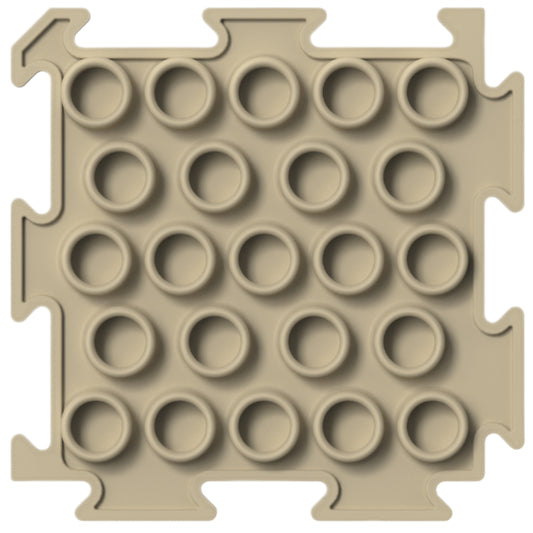 ORTOPEDEK Mini-mata sensoryczna - Kółeczka brązowe