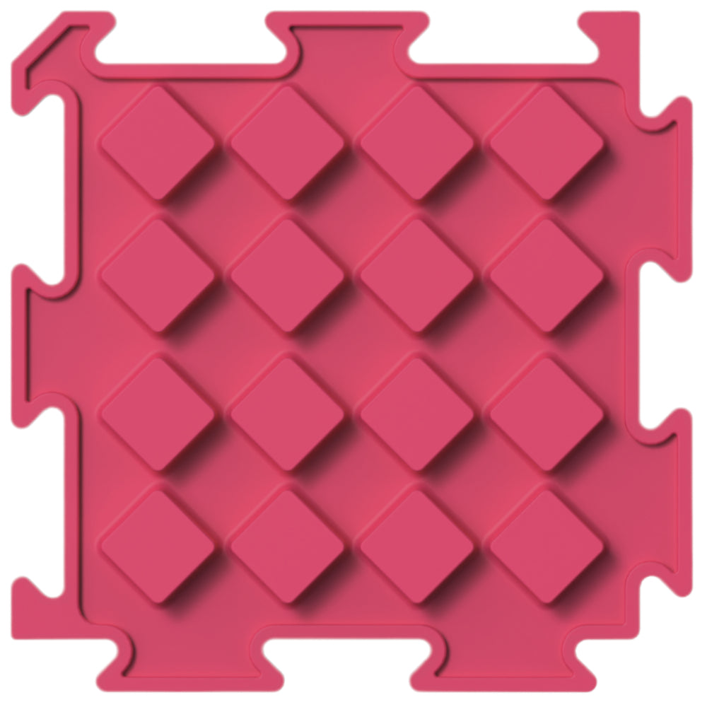 ORTOPEDEK Mini-mata sensoryczna - Kwadraty malinowe