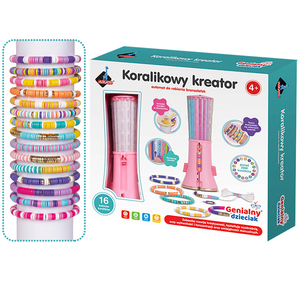 OUTLET Genialny Dzieciak - Koralikowy kreator do robienia bransoletek