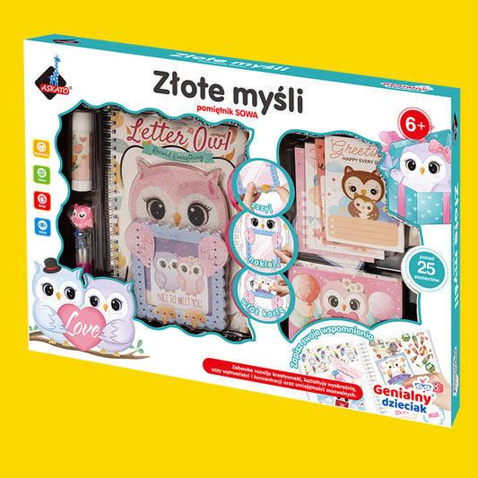 Złote Myśli – kreatywny pamiętnik Sowa