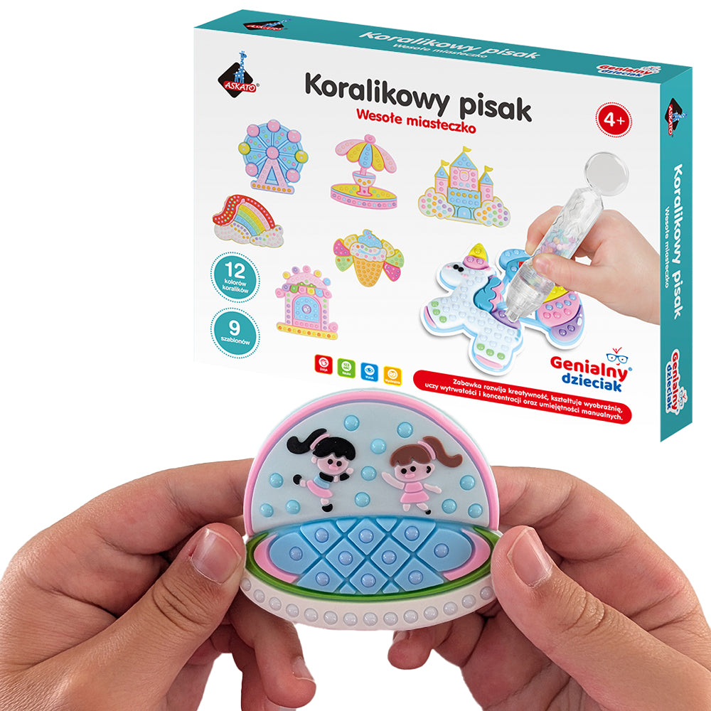 Genialny Dzieciak - Koralikowy pisak wesołe miasteczko
