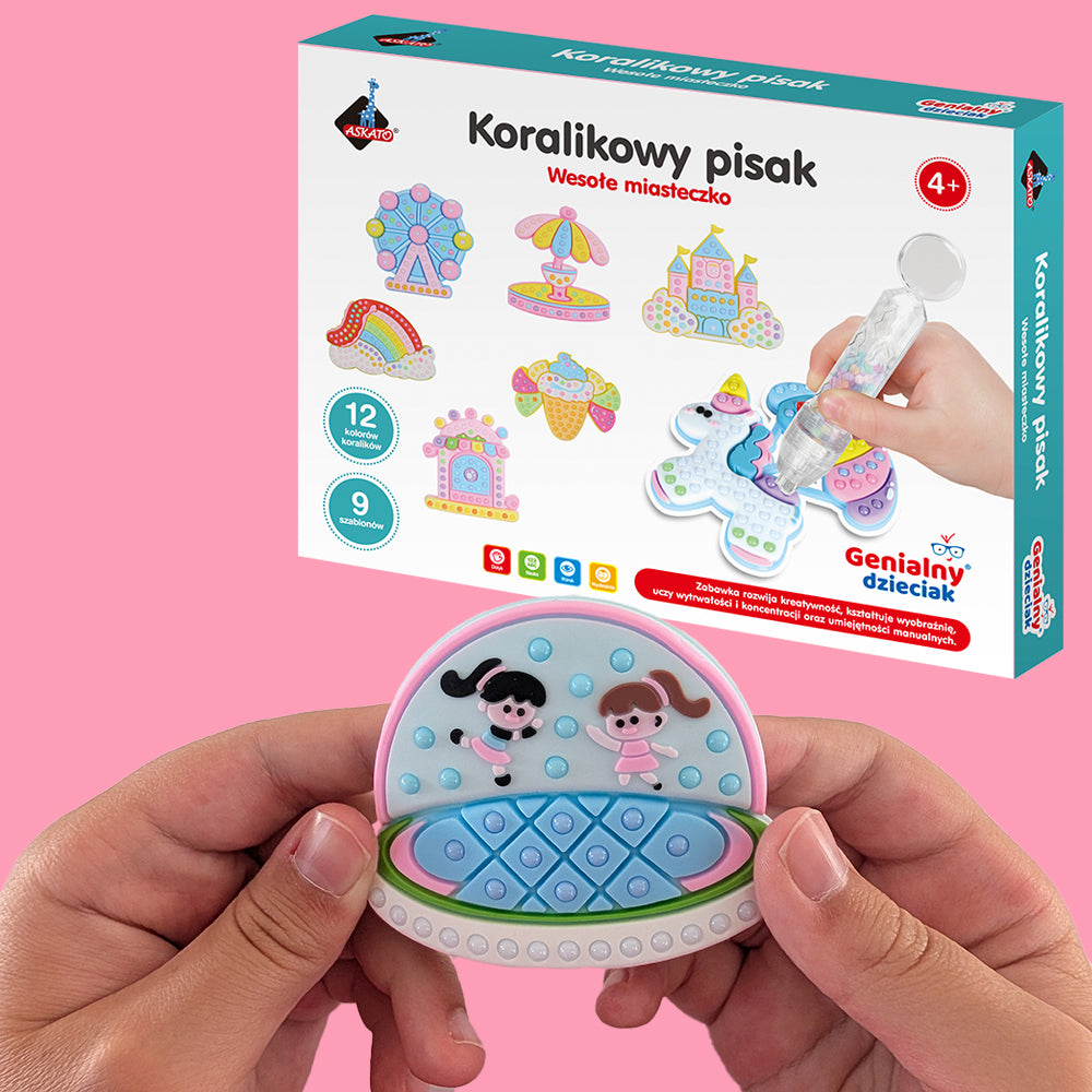 Genialny Dzieciak - Koralikowy pisak wesołe miasteczko