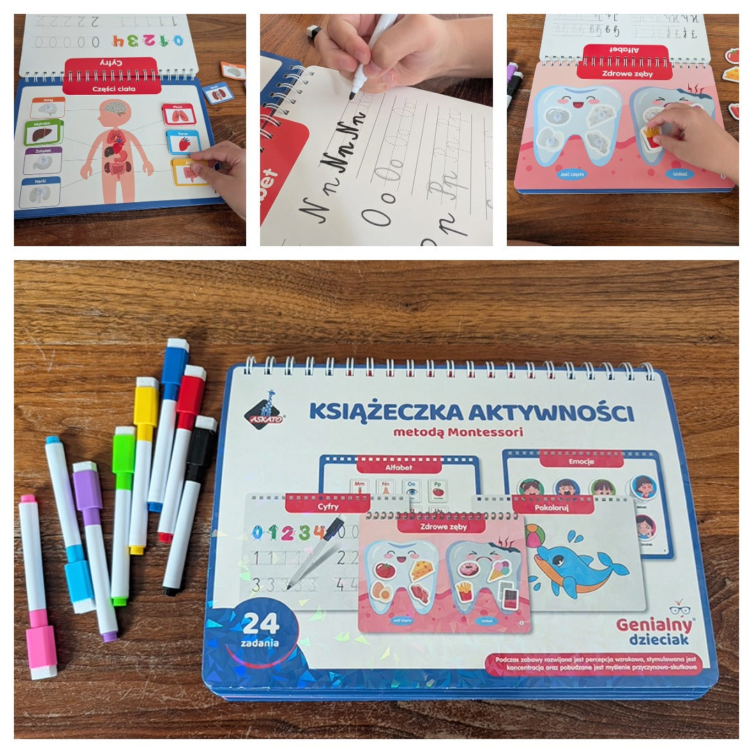 Genialny Dzieciak - Książeczka edukacyjna moje ciało