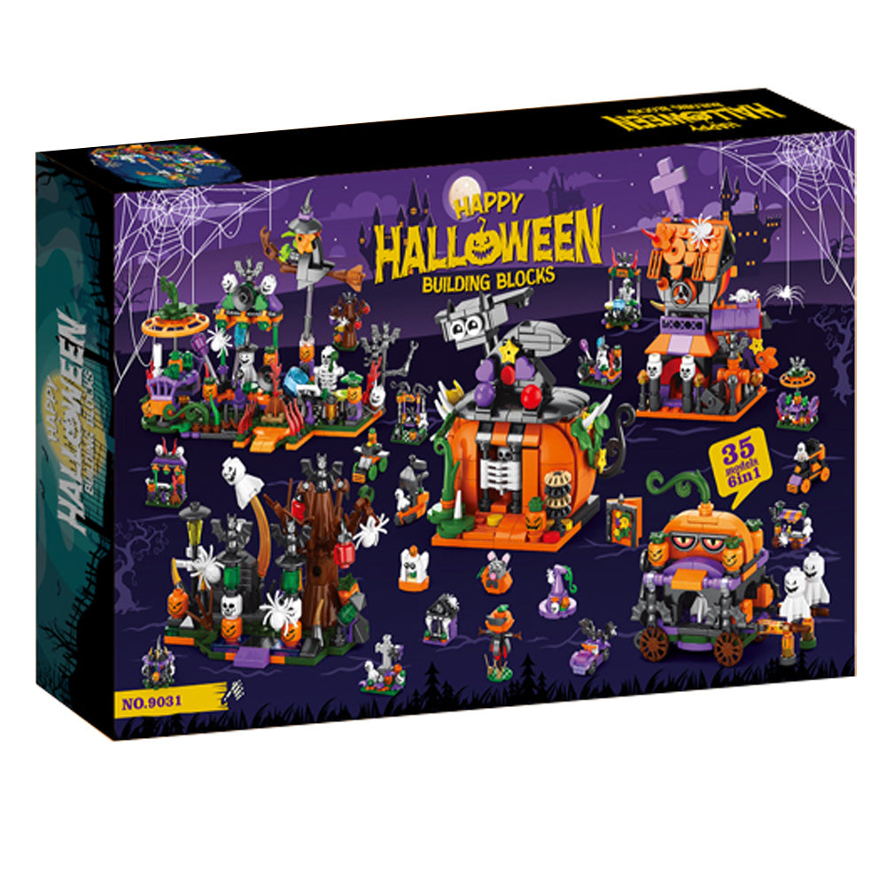 Halloween - kalendarz miesięczny z klockami 1057 elem.