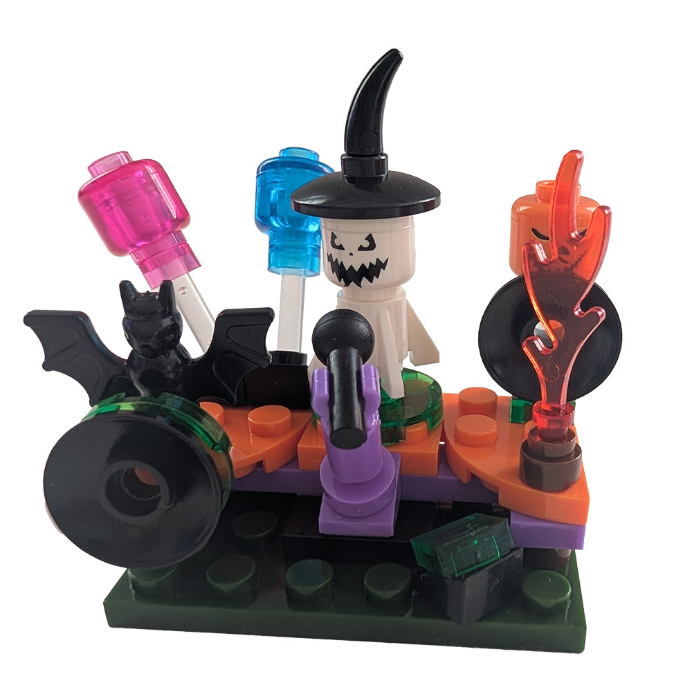 Halloween - kalendarz miesięczny z klockami 1057 elem.