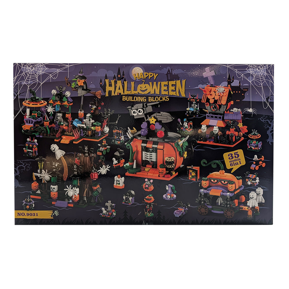 Halloween - kalendarz miesięczny z klockami 1057 elem.
