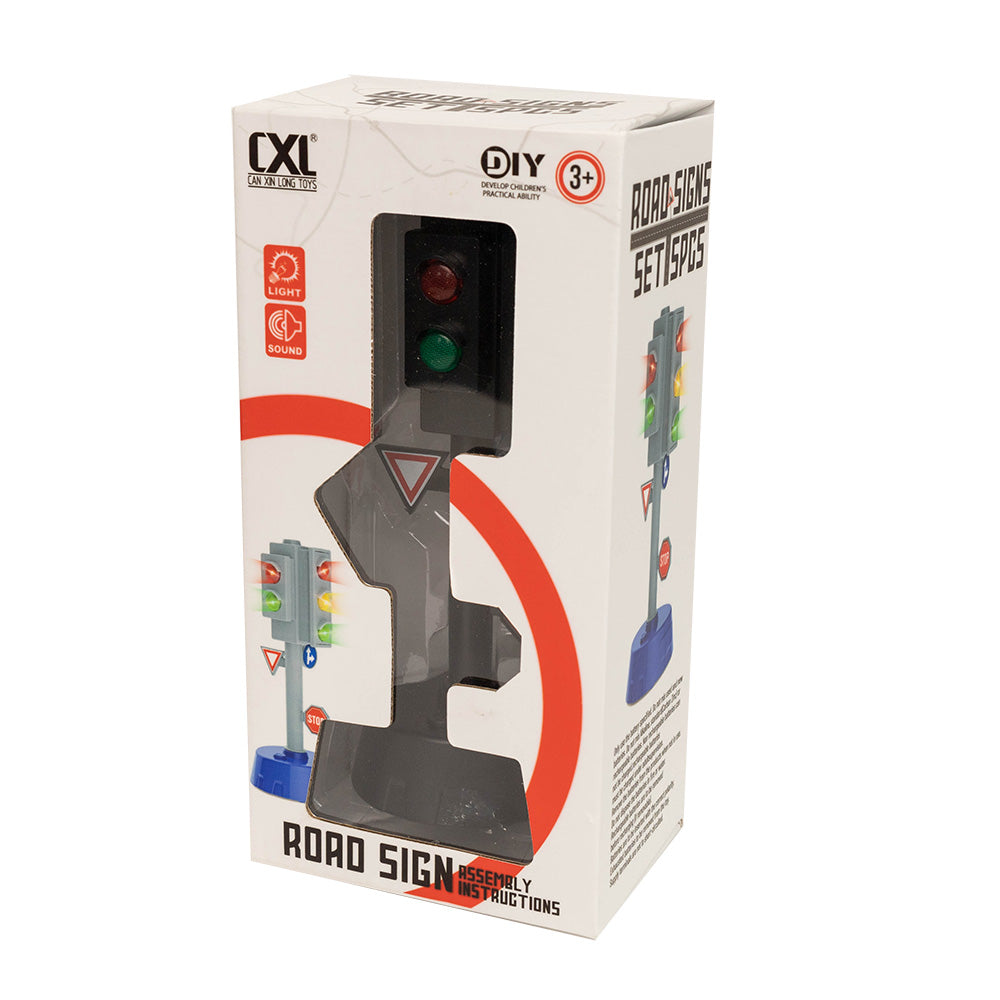 Interaktywny sygnalizator świetlny 19 cm