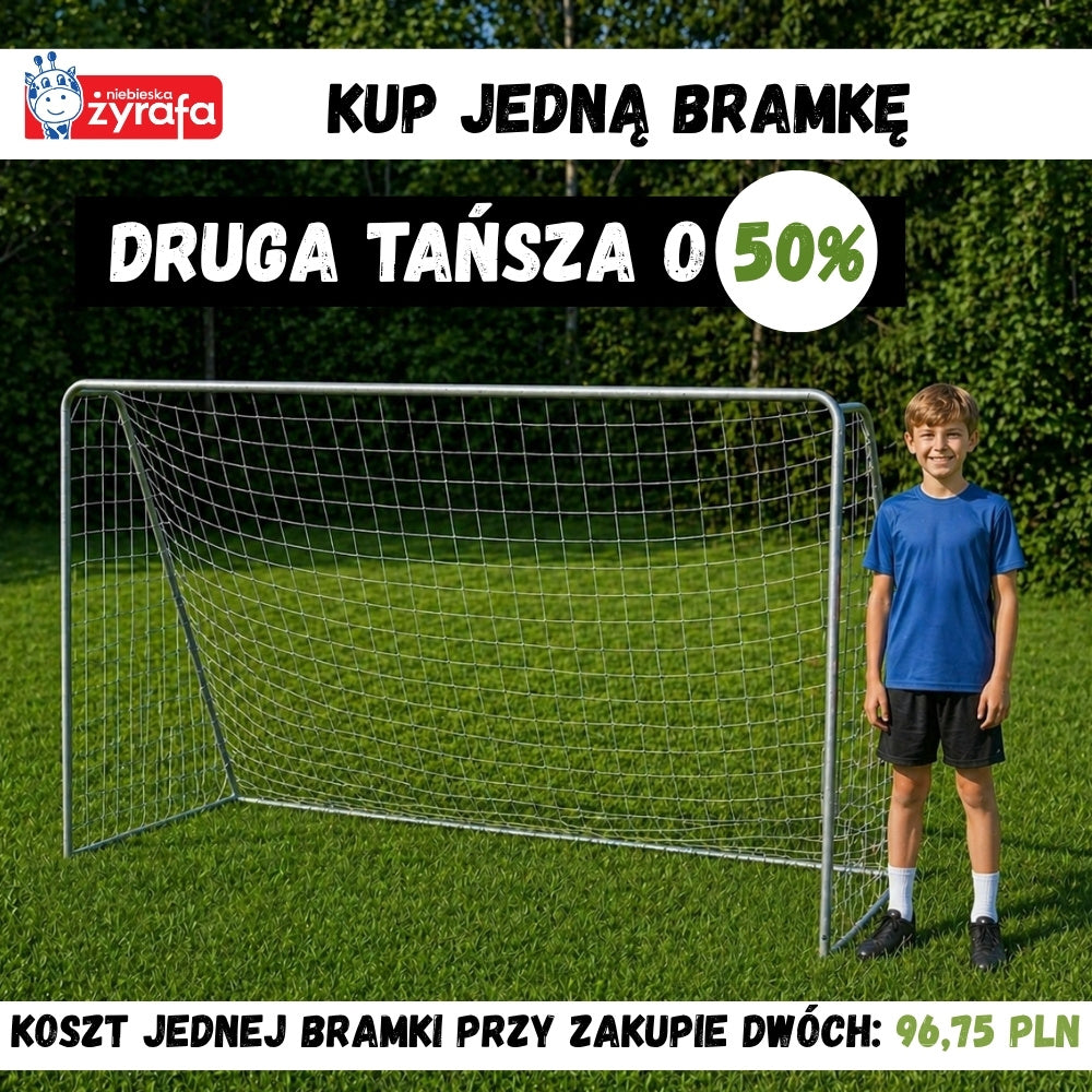 Duża bramka piłkarska 213x150x90 cm