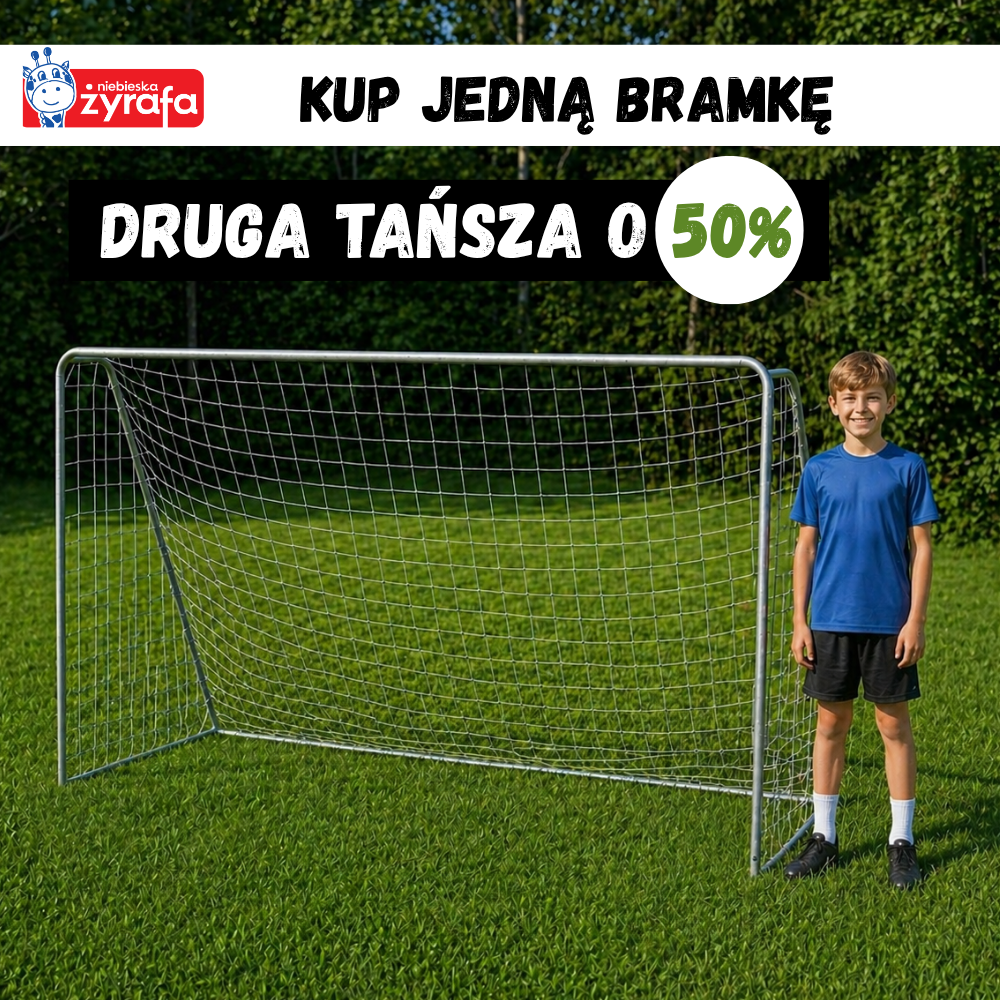 Duża bramka piłkarska 213x150x90 cm