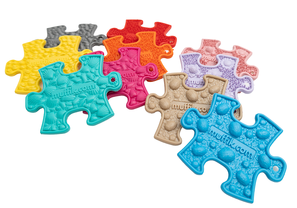 Puzzle dotykowe Muffik 10 elem.