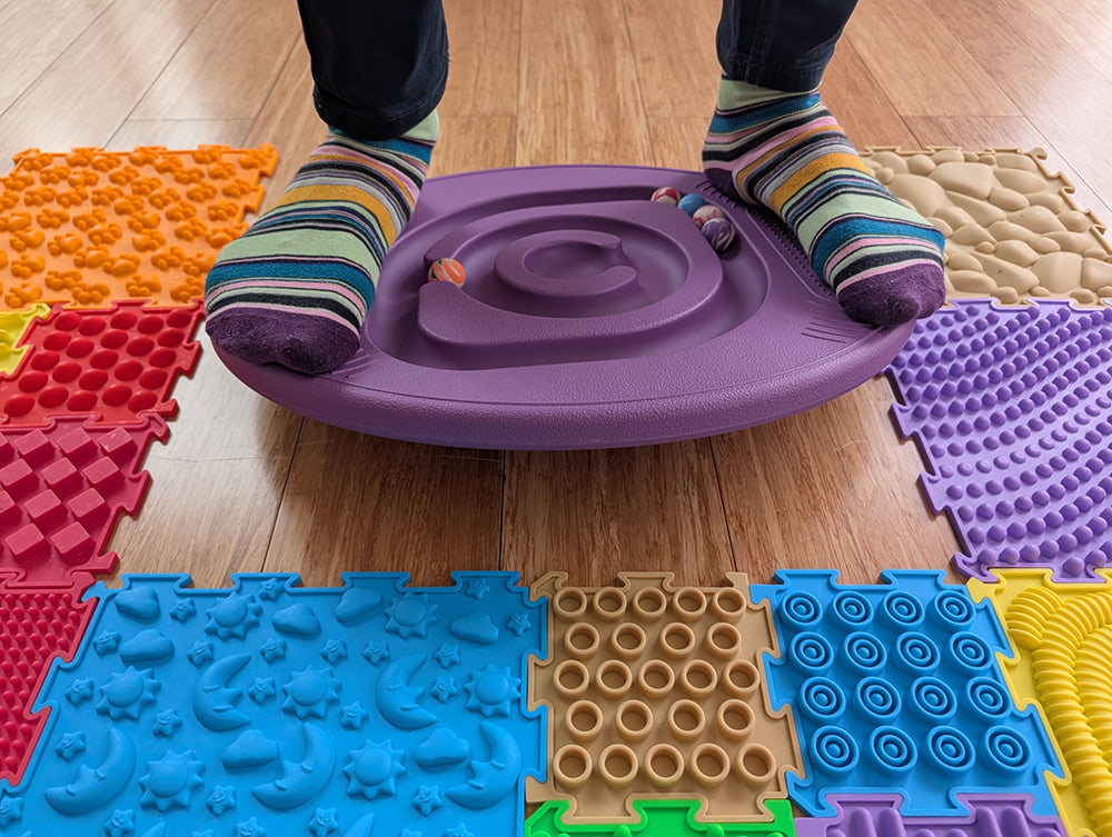 Aktywny Maluch Balansująca Deska - Równoważnia pomarańczowa