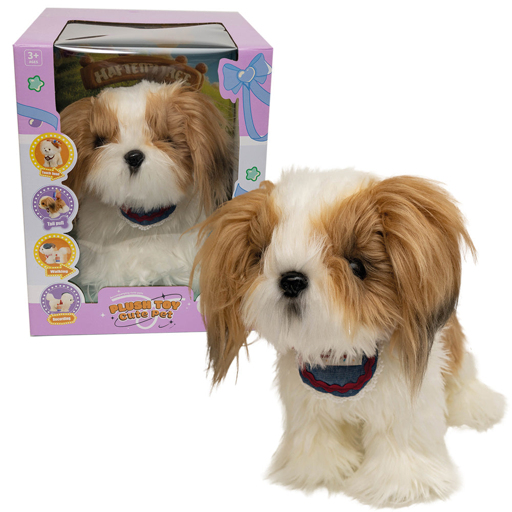 Interaktywny chodzący pies Shih-Tzu