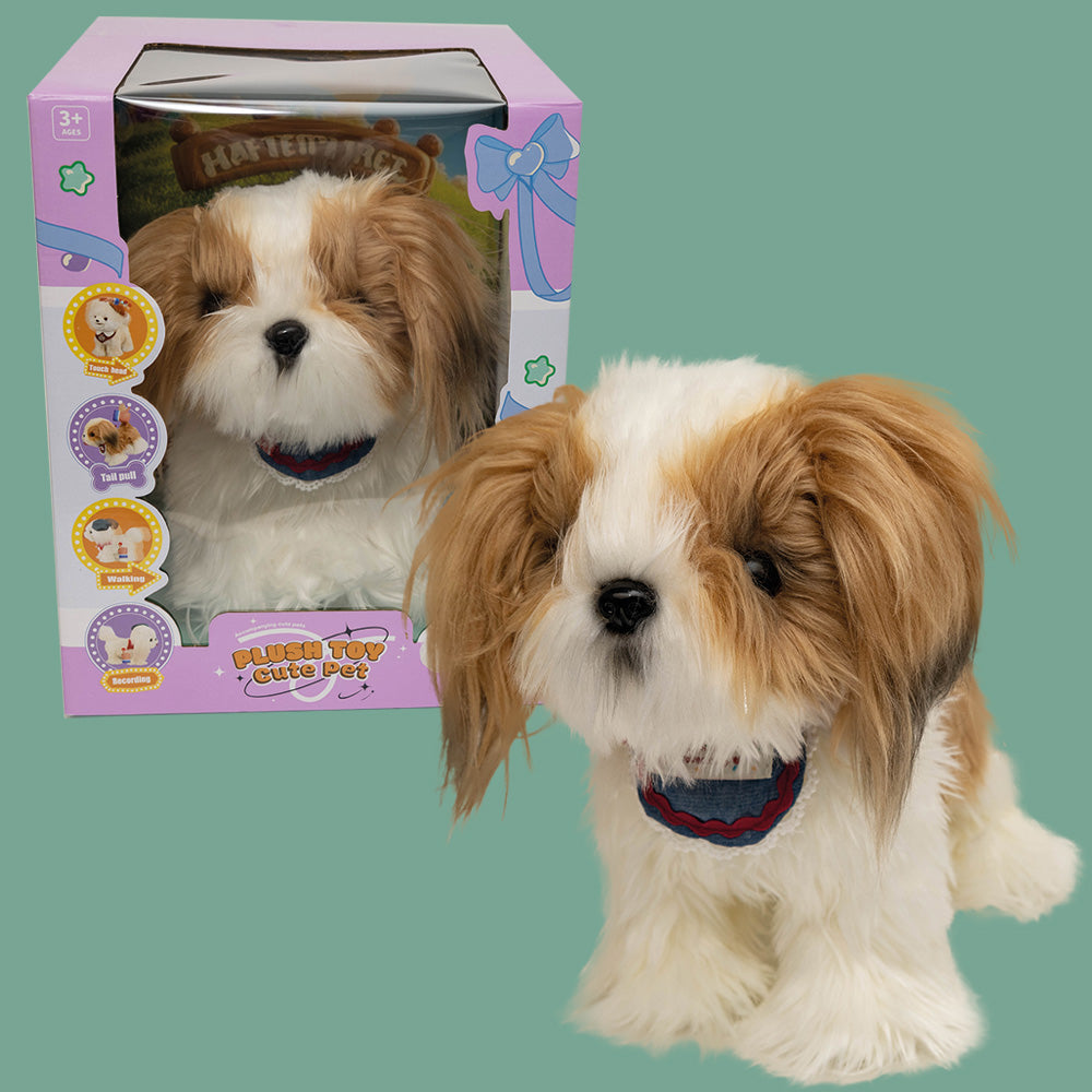 Interaktywny chodzący pies Shih-Tzu