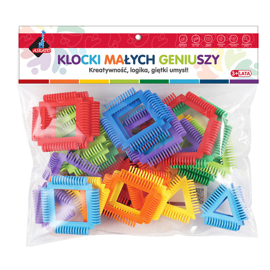 Klocki małych geniuszy szczotki - 32 el.