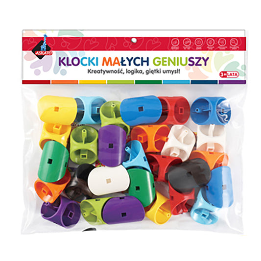 Klocki małych geniuszy kształtki - 28 el.