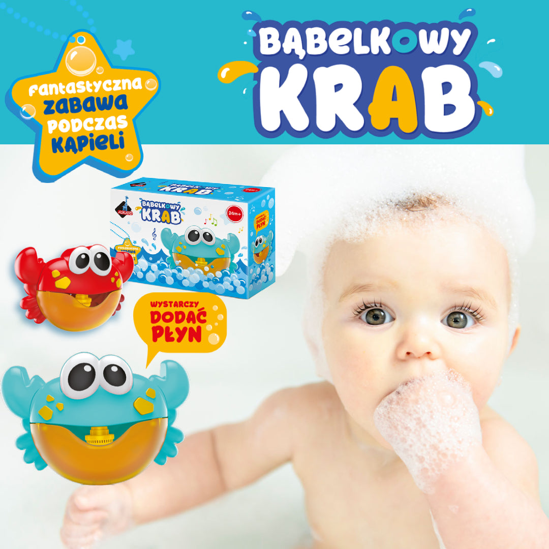 Bąbelkowy krab czerwony