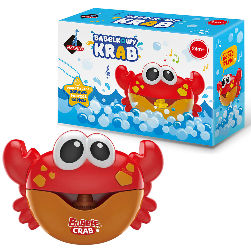 Bąbelkowy krab czerwony