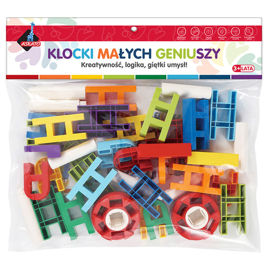 Klocki małych geniuszy - 40 el.